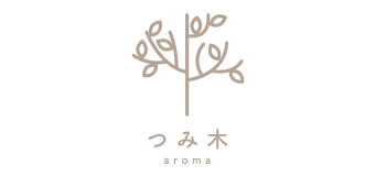 ロゴ：つみ木aroma