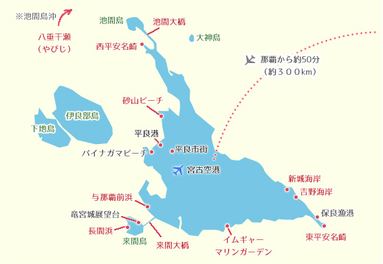 宮古島マップ