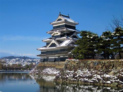 冬の松本城