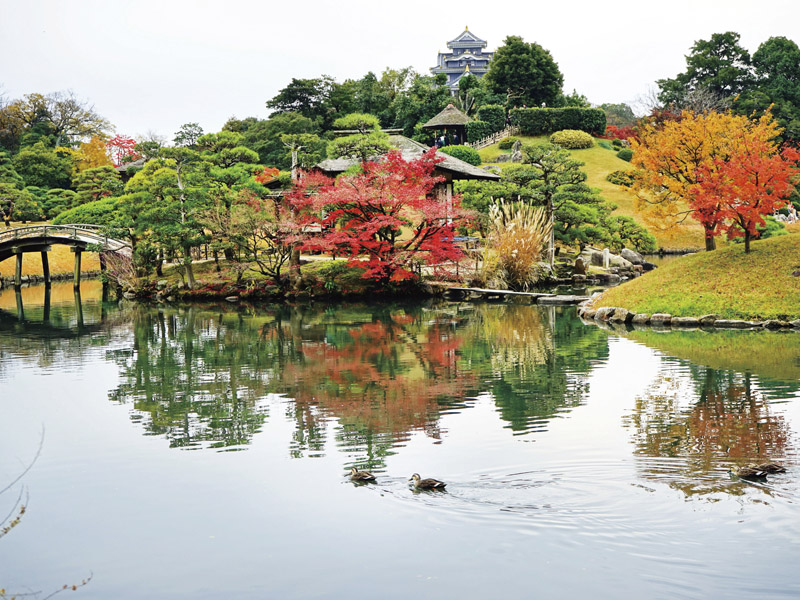 日本三名園のひとつ「岡山後楽園」